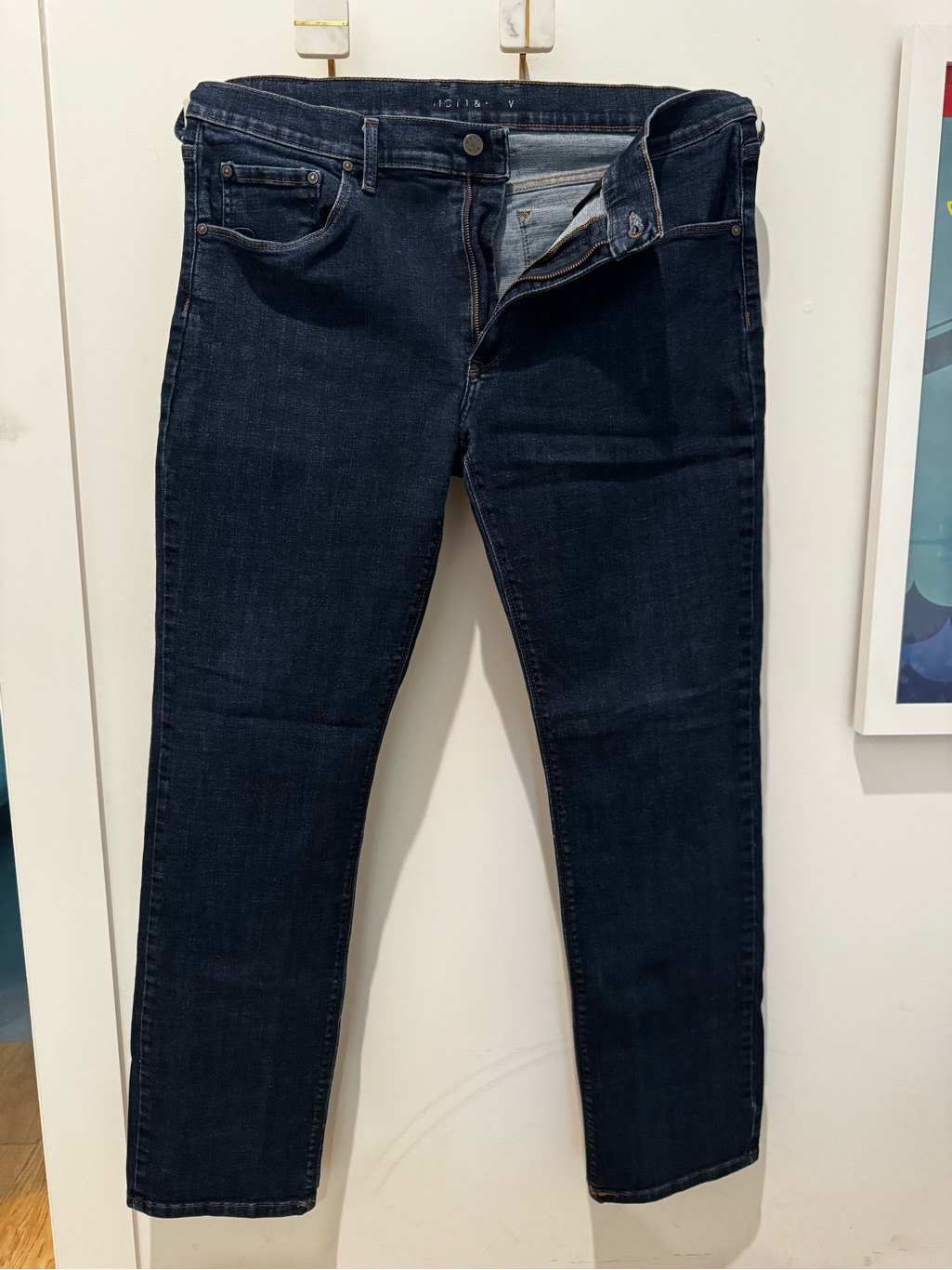 Mott & Bow Slim “Mercer” Dark Indigo